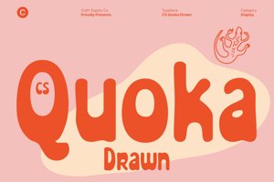 Related font CS Quoka Drawn