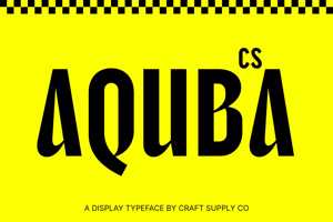 Related font CS Aquba