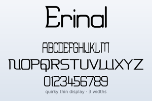 Related font Erinal