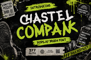Related font Chastel Compank