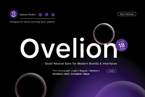 Related font Ovelion