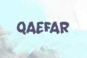 Related font Qaefar