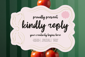 Related font Kindly Reply