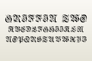 Related font Griffin Two