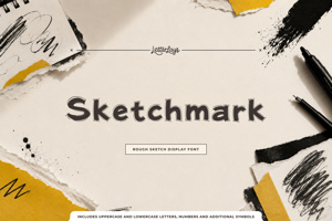 Related font Sketchmark