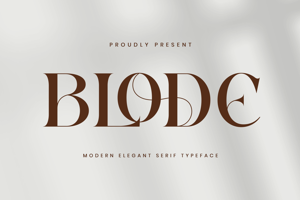 Related font Blode