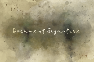 d Document Signature