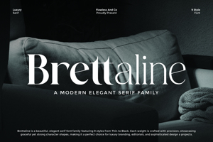 Related font BRETTALINE