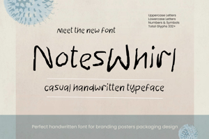 Related font Notes Whirl
