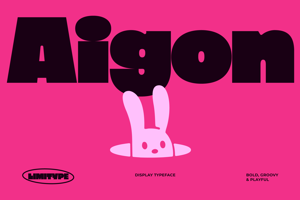 Related font Aigon - Bold Display Font
