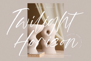 Related font Twilight Horizon