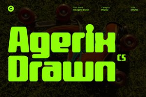 Related font CS Agerix Drawn