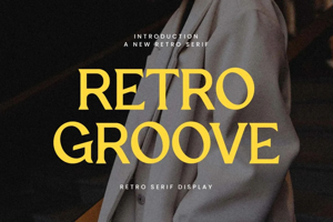 Related font Retro Groove Vintage Serif Disp