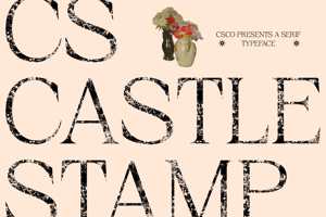 Related font CS Castle Stamp