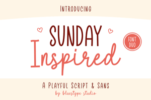 Related font Sunday Inspired Duo