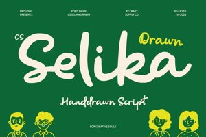 Related font CS Selika Drawn