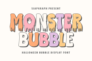 Related font Monster Bubble