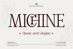 Related font Michine