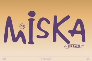 Related font CS Miska Drawn
