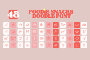 Foodie Snacks Doodle