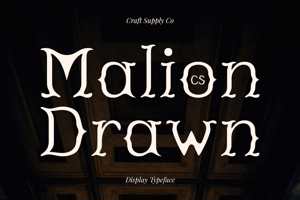 Related font CS Malion Drawn