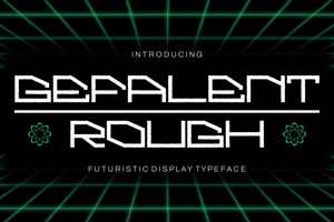 Related font Gefalent Rough