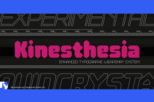 Related font Kinesthesia