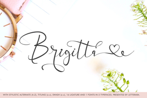 Related font Brigitta