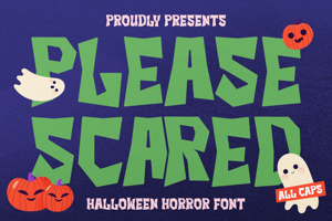 Related font Please Scared