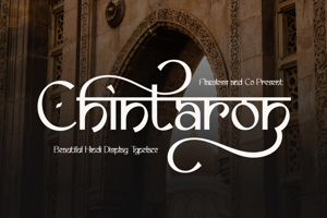 Related font CHINTARON