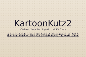 Related font KartoonKutz2