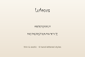 Related font Luteous