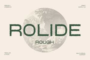 Related font Rolide Rough