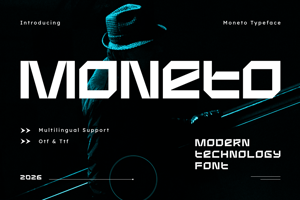 Related font Moneto