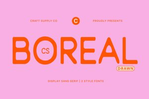 Related font CS Boreal Drawn