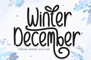 Related font Winter December