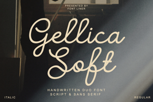 Related font Gellica Soft