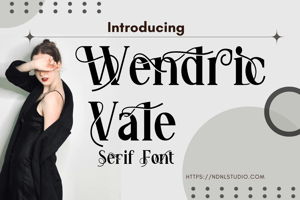 Related font Wendric Vale