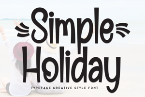 Related font Simple Holiday