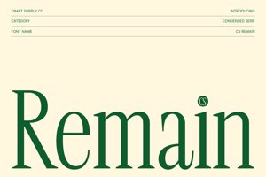 Related font CS Remain