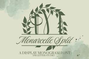 Monarcelle Split Monogram