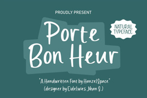 Related font Porte Bon Heur
