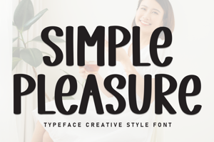 Related font Simple Pleasure