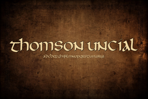 Related font Thomson Uncial