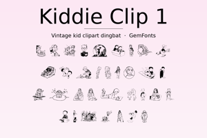 Related font Kiddie Clip 1