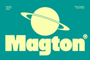 Related font Magton - Bold Display Font
