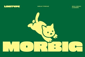 Related font Morbig - Bold Display Font