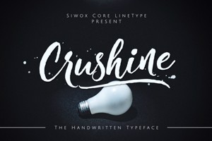 Crushine Brush Script