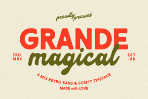 Related font Grande Magical