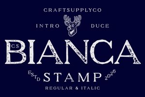 Related font CS Bianca Stamp